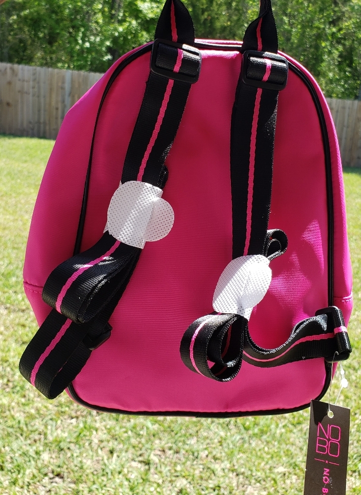 Hot Pink Mini Backpack - Picture 2 of 4